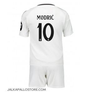 Real Madrid Luka Modric #10 Kotipaita Lapsille 2024-25 Lyhythihainen (+ shortsit)